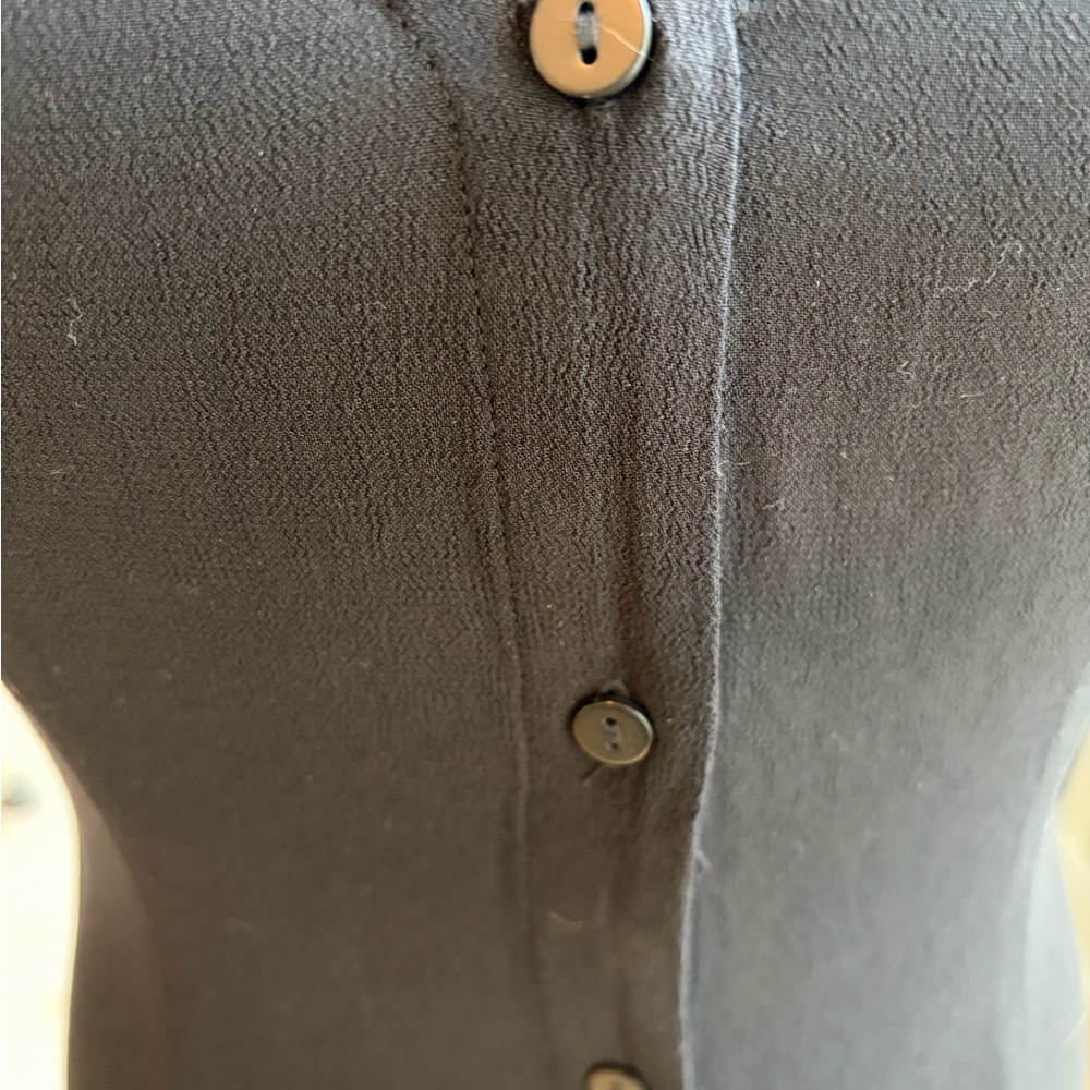 Elegant Monkl Black Button-Down Dress S - Picture 2 of 9